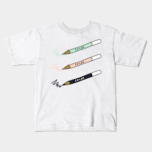 Colored pencils Kids T-Shirt